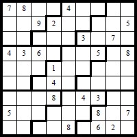 Stairstep Sudoku Beispiel